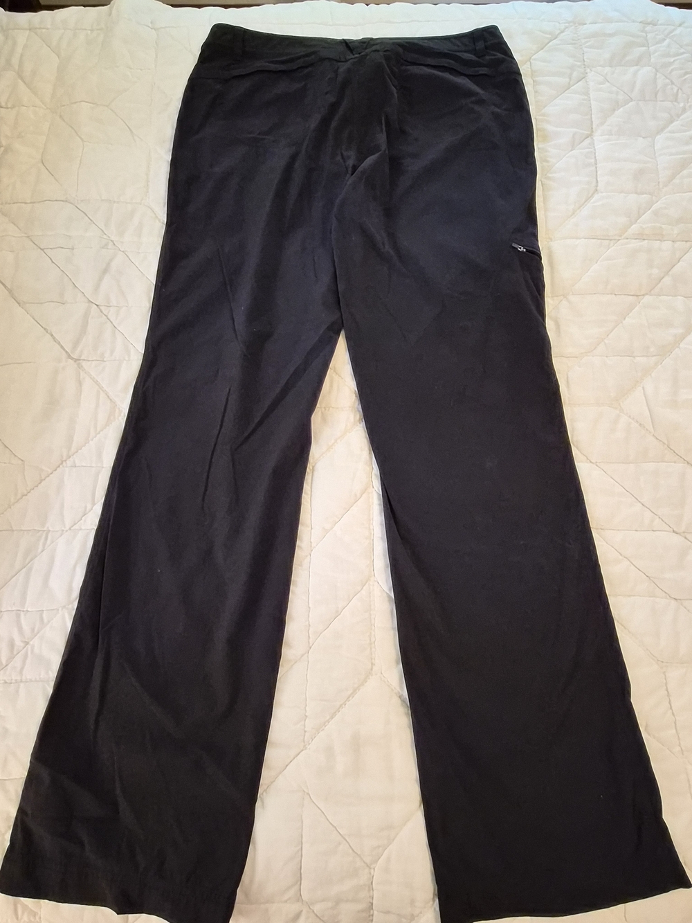 Eddie Bauer Tall Black Travex Cargo Pants - Size 16T - Picture 2 of 7